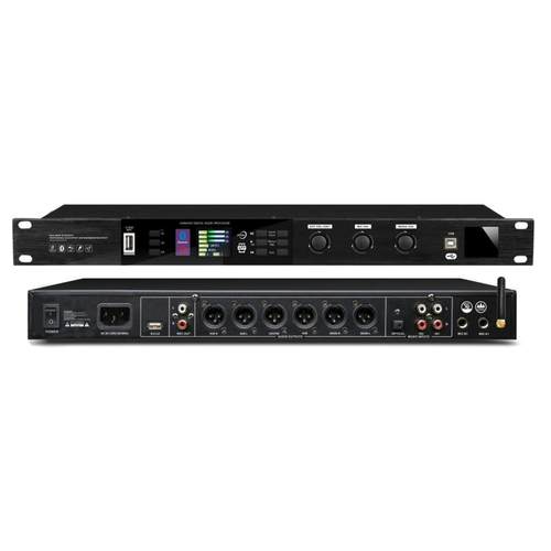k-510b前级效果器ktv数字混响器dsp音频处理器专业防啸叫器卡拉ok - 图1