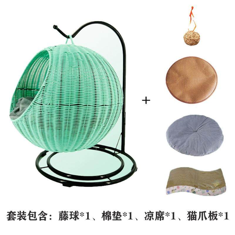 猫吊床藤编狗窝猫屋猫别墅四季通用猫笼猫舍猫窝夏季网红猫咪窝,淘宝优惠券,粉丝福利购,淘宝优惠卷