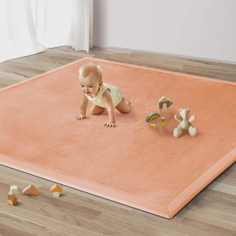 Simple living room carpet thickened flannel climbing mat bedroom bay window mat bedroom bedside children's tatami floor mat