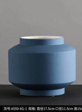 莫bestwest兰迪彩色陶瓷花瓶家居软装装饰品样板房客厅花器摆件