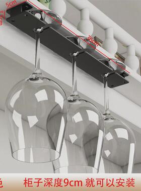 s悬挂红酒架子架吊杯架葡萄酒杯架倒挂家用创意铁艺高脚酒杯架子