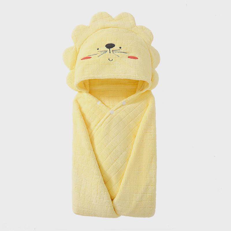 儿童浴巾宝宝斗篷浴袍可穿式冬季洗澡带帽裹巾超软吸水男女孩,淘宝优惠券,粉丝福利购,淘宝优惠卷