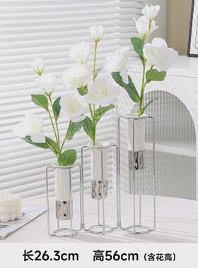 客厅茶几电视柜陶瓷花瓶摆件酒柜博古架插花现代简约高级感装饰品