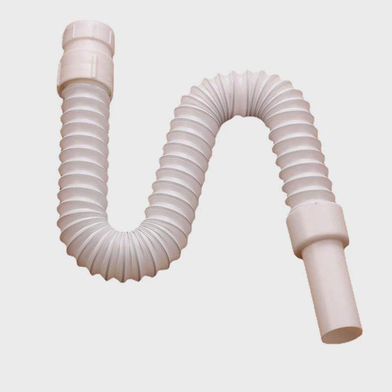 台盆洗面盆连身下水器专用软管35mm外牙外螺纹钢丝伸缩加长排水管,淘宝优惠券,粉丝福利购,淘宝优惠卷