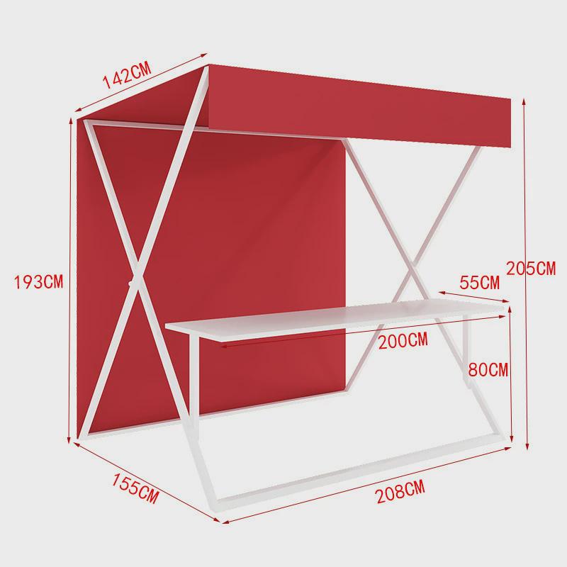 集市摊位地摊货架夜市架商业街网红铁艺展示架贩卖桌户外促销架子 - 图3