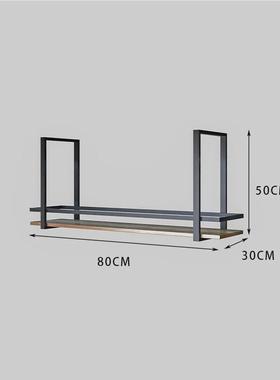 简约装饰吊架铁艺吊顶悬挂置物架吊挂层板架花架吧台悬挂吊柜酒架