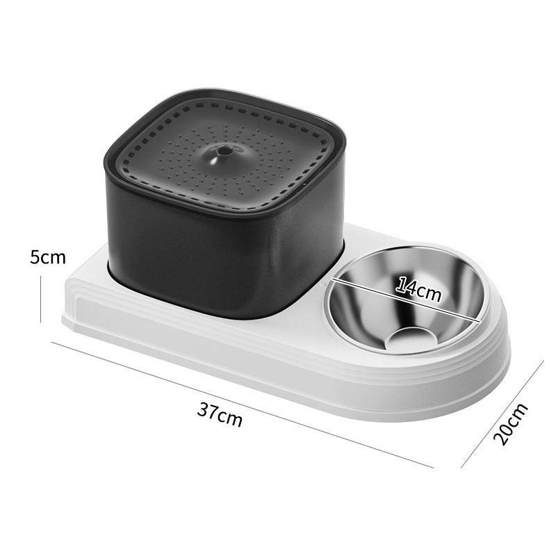 宠物自动饮水机猫咪自动喂食器不锈钢猫碗狗碗可拆洗宠物食具,淘宝优惠券,粉丝福利购,淘宝优惠卷