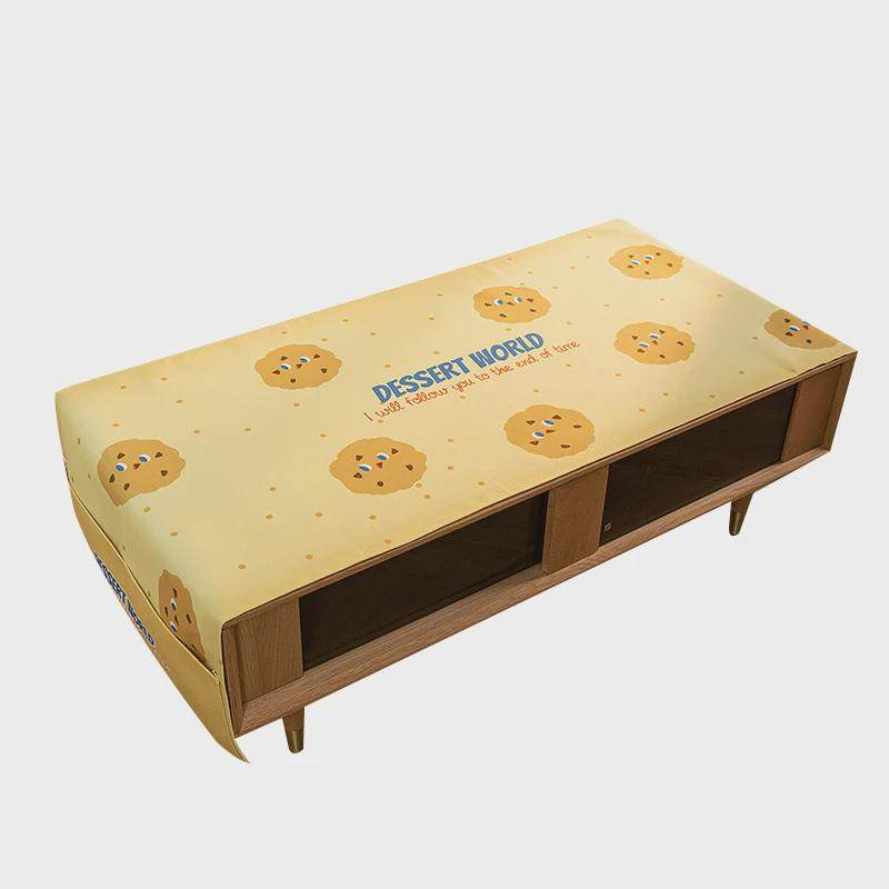 风客厅茶几布防水防烫盖布盖巾ins网红卡其色餐桌布台布,淘宝优惠券,粉丝福利购,淘宝优惠卷