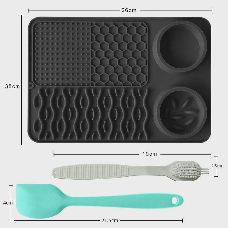 宠物多功能硅胶餐盘猫狗食具用品防滑防漏狗碗狗盆慢食舔缓食碗垫,淘宝优惠券,粉丝福利购,淘宝优惠卷