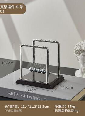 牛顿摆球减压办公室客厅书房摆件物理金属非永动仪创意家居装饰品