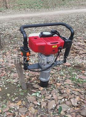 应急险气动植管机小型便携式dzc-140防汛桩机植打桩机