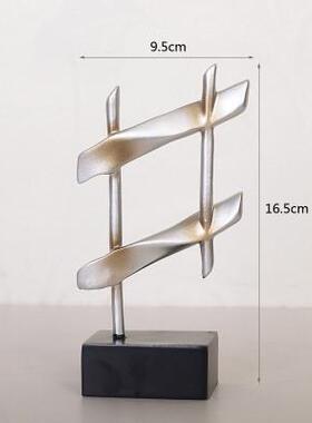 创意复古音乐符号树脂工艺品摆件家居客厅书房装饰品现代简约软装
