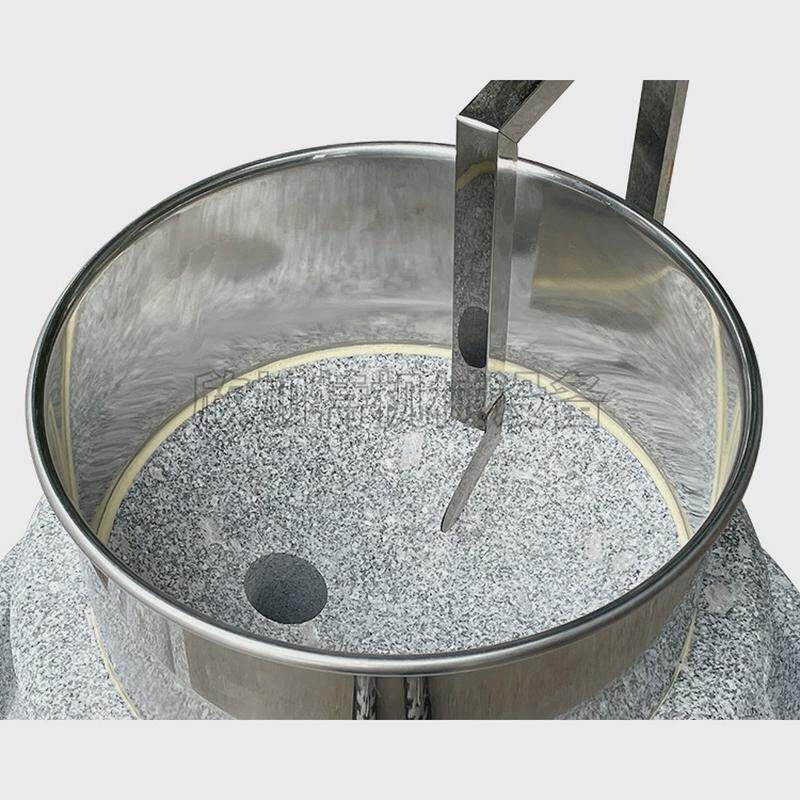 电动石磨磨机商用石肠粉机豆浆豆腐磨浆机煎饼果子米浆机摇升降 - 图1