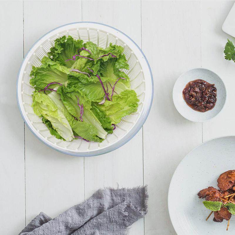 多功能旋转蔬菜脱水器健身餐水果沙拉甩干器家用大容量按压沥水篮,淘宝优惠券,粉丝福利购,淘宝优惠卷