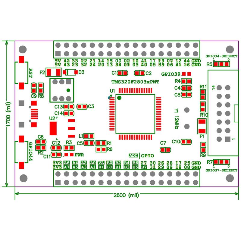 TMS320F28035开发TI板DSP28035核心板C2000最小系统PNT新品TMS320 - 图2
