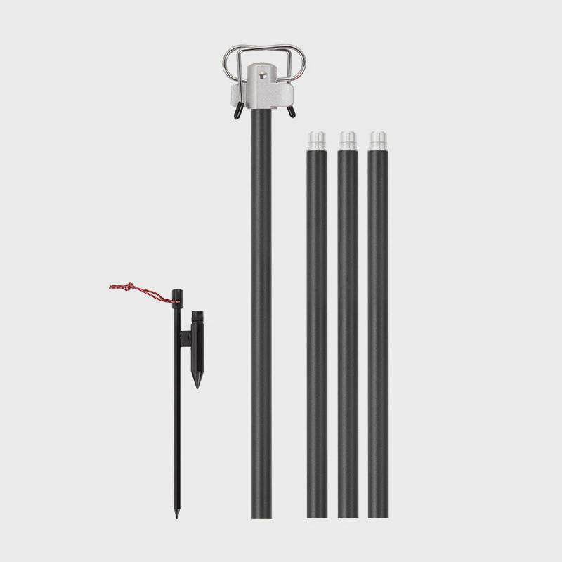 户外折叠露营铝合金灯架支架加粗灯杆双钩置物双钩挂架营地照明灯,淘宝优惠券,粉丝福利购,淘宝优惠卷