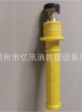 ZF011304带电作业用黄色引流线头橡胶手柄式引流线双接头