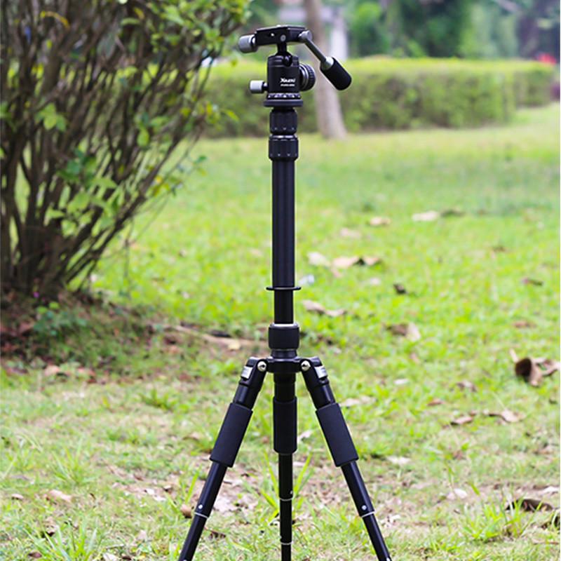 熙熙円 三脚架中轴延长杆摄影摄像微单单反相机迷你支架25mm管径三节加高伸缩小配件3/8接口通用铝合金加长杆 - 图0