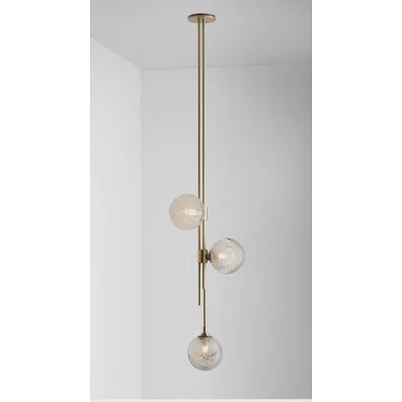 北欧创意客厅长条壁灯设计师酒店别墅过道样板间卧室床头玻璃壁灯 - 图2