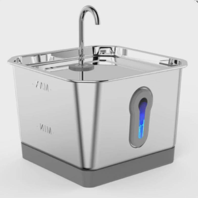 不锈钢自动智能感应4l大容量猫咪饮水器宠物饮水机活水循环,淘宝优惠券,粉丝福利购,淘宝优惠卷