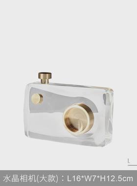 简约意式电视柜摆件展厅样板房间售楼处家居桌面玄关处摆设软装