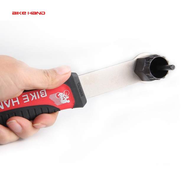 BIKE HAND Bicycle Fly Installation and Disassembly Tool Wrench Road Mountain Cable Flywheel Repair and Maintenance