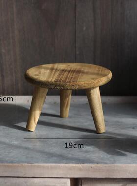 创意小板凳子桌面摆设置物小装饰阳台花架花园摆件杂物拍摄道具