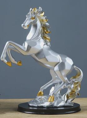 立马电视柜家居装饰摆件办公室酒店大厅店面装饰品酒柜成功工艺品