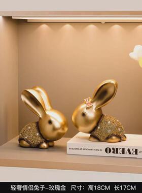 电视柜客厅工艺品现代简约室内卧室个性创意家居酒柜装饰品摆件