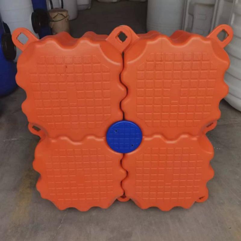 水上浮筒设计浮桥平台游艇码头水上游泳池塑料钓鱼平台浮动浮筒 - 图0