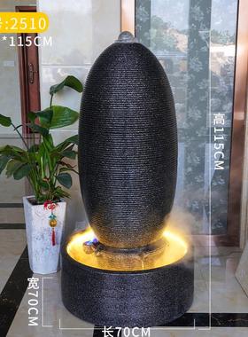 欧式流水喷泉鱼缸开业礼品花园店铺水景球装饰办公室景观摆件酒店