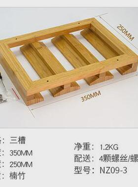 红酒杯架悬挂倒挂创意家用竹制吧台高脚杯架实木酒杯收纳架