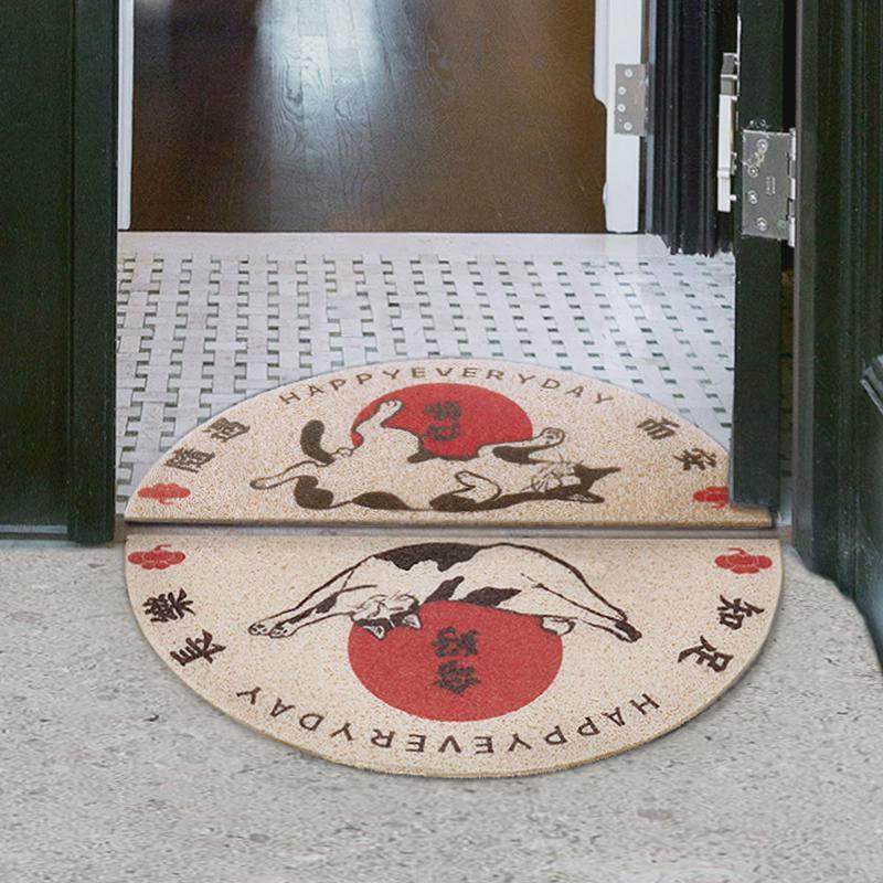 【进门地垫】知足常乐 日式夏天大门入户门口门厅门垫地毯脚垫,淘宝优惠券,粉丝福利购,淘宝优惠卷