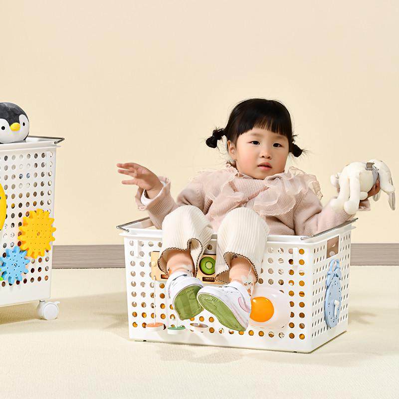 天鼠儿童玩具收纳箱家用宝宝推车积木娃娃忙碌筐洞洞板脏衣篓篮子,淘宝优惠券,粉丝福利购,淘宝优惠卷