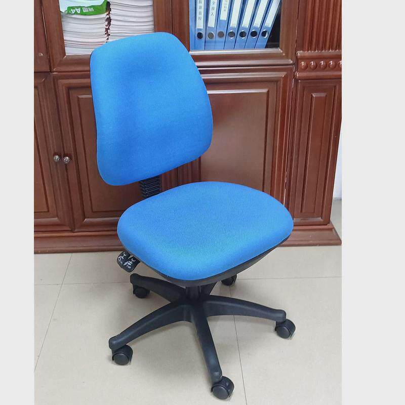 舒适职员办公电脑椅蓝色绒布椅学生椅升降转椅前台椅学习椅员工椅,淘宝优惠券,粉丝福利购,淘宝优惠卷