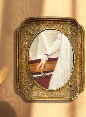 欧式复古做旧树脂浮雕花纹树脂相框壁挂影楼婚庆家居装饰相架摆件