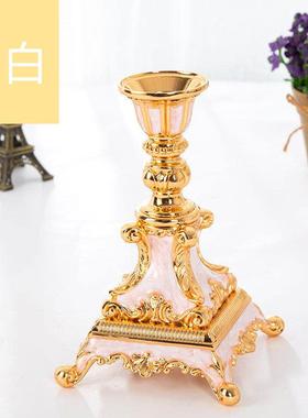 复古土耳其烛台婚庆摆件单头烛台家居客厅烛台金属装饰品