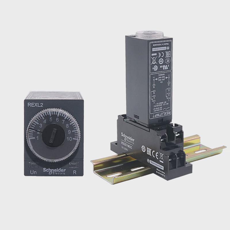 施耐德时间继电器通电延时计时器接通REXL2TMBD DC24V 8脚220V P7 - 图3