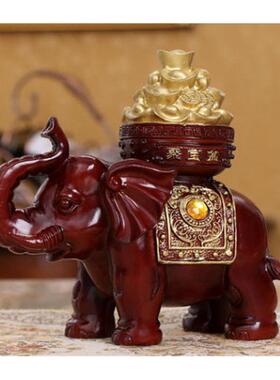 欧式一对大象摆件装饰品客厅电视柜酒柜办公室摆设工艺品创意礼品
