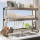 8KSG Shuaishi Kitchen Sink Storage Rack Pool Dish Storage Rack Dish Sink Drying Dish Stove Multi-functional Dish Sink Drill