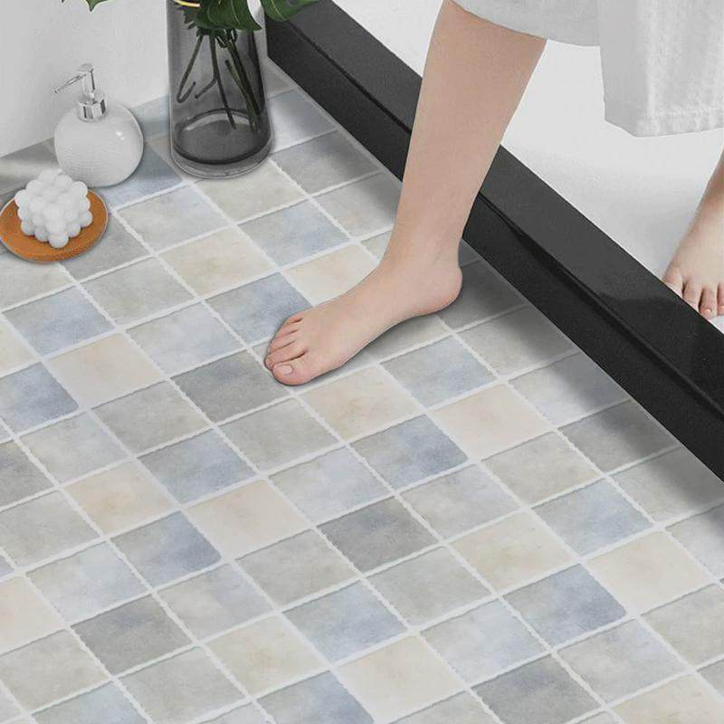 厨房自粘地板贴纸浴室防水防滑地面瓷砖加厚墙贴卫生间翻新可擦洗,淘宝优惠券,粉丝福利购,淘宝优惠卷