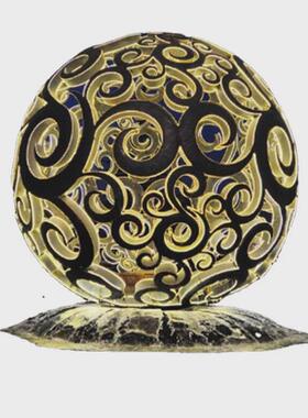 不锈钢镂空球雕塑厂家定做户外景观发光圆球园林广场抽象月亮装饰