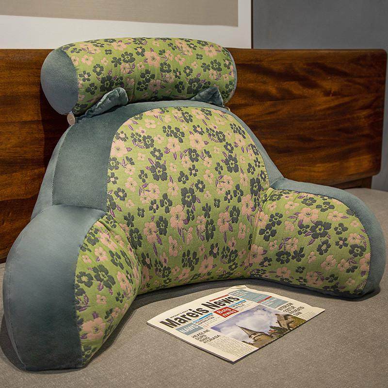 km@三层纱床头靠垫软包护腰靠枕大靠背看书床上枕头床靠沙发抱枕,淘宝优惠券,粉丝福利购,淘宝优惠卷