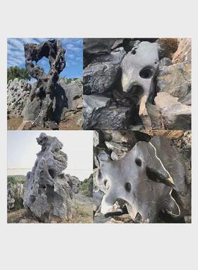 园林观赏石批发天然石头造型摆件大型景观石中式庭院造景太湖石