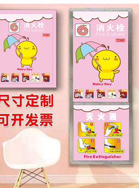 定制消防栓家用高清遮挡美化贴纸