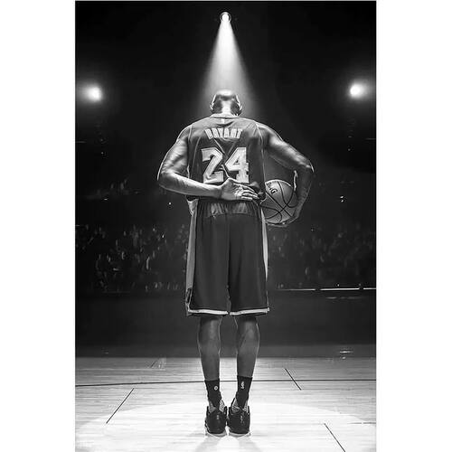 kobe科比海报NBA篮球明星超大墙贴画卧室学生宿舍壁纸装饰画自粘 - 图3