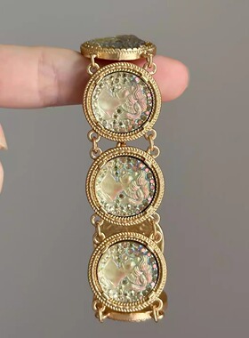B.treasure 人鱼姬手镯老钱风手镯小众饰品中古Vintage复古饰品