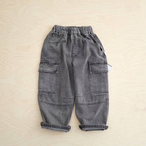 清仓特价 童装春秋裤子男童春秋休闲裤 工装裤 牛仔裤 不退不换！ - 图1