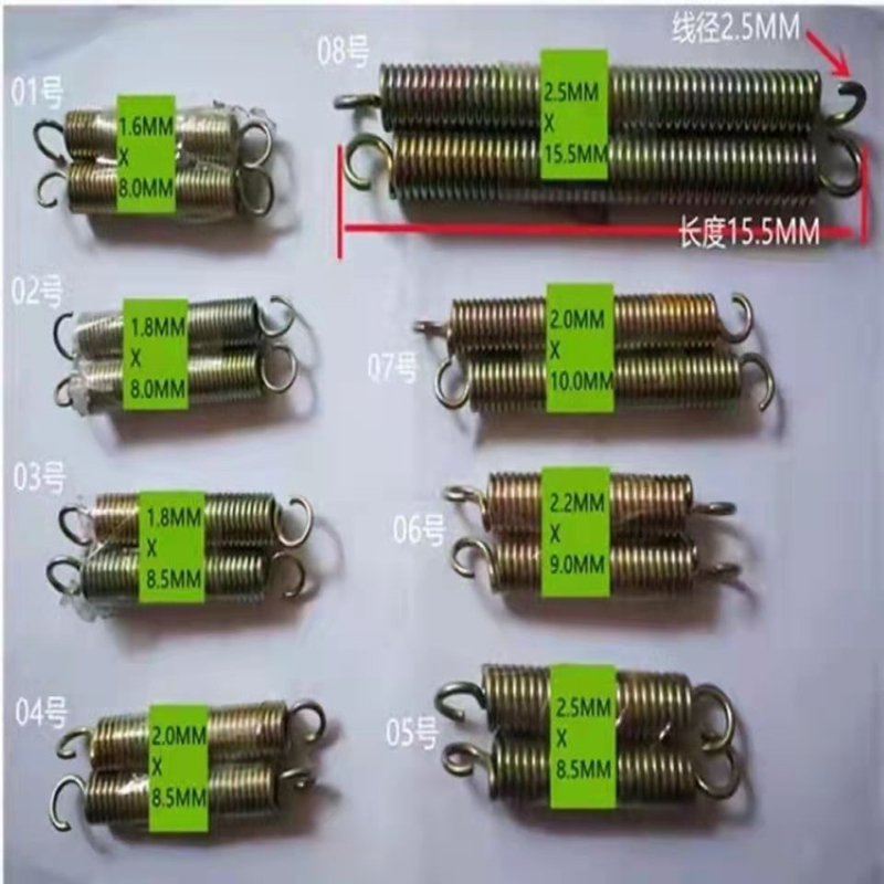 千层架配件网片支撑点扁头M8螺杆配弹簧万向轮白胶轮耐高温非包邮 - 图2