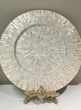 轻奢美式隔热贝壳餐垫